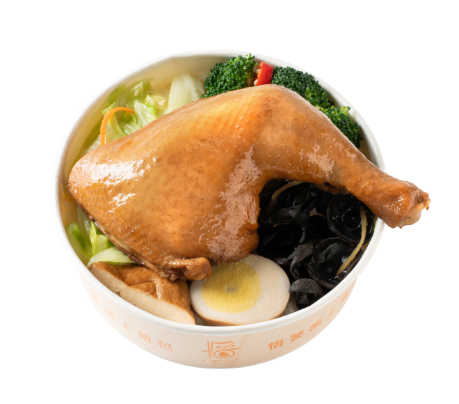 Wu-Tau Chishang Lunchbox premium soy chicken leg lunchbox